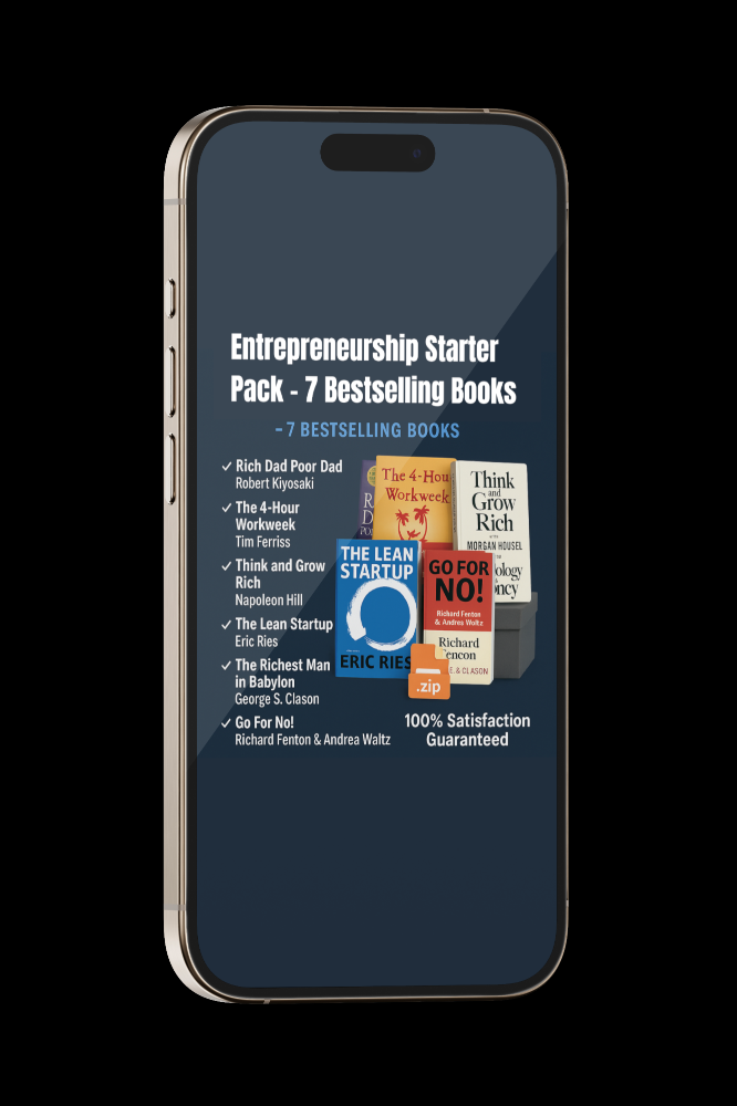 Entrepreneurship Starter Pack – 7 Bestselling Books (Digital Download)